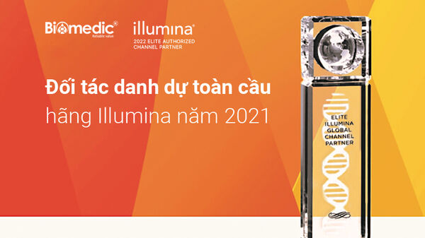 Biomedic received the Illumina elite channel partner 2021 Award
