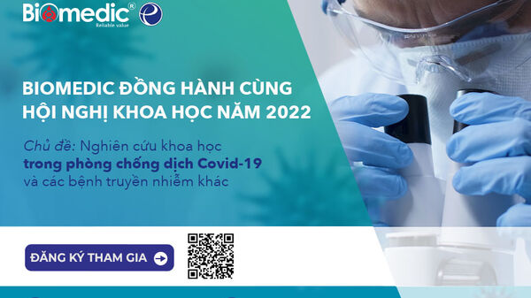 Biomedic sponsored scientific conference in 2022 organized by Ho Chi Minh Pasteur Institute