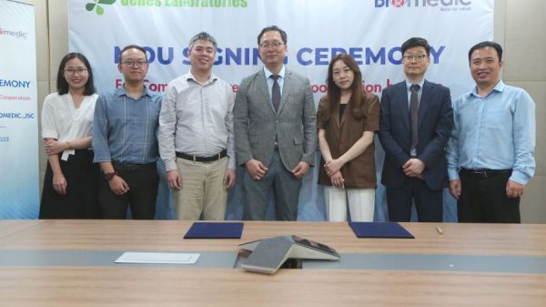 MOU signing ceremony between Biomedic.,JSC and Genes Laboratories (GC Group)