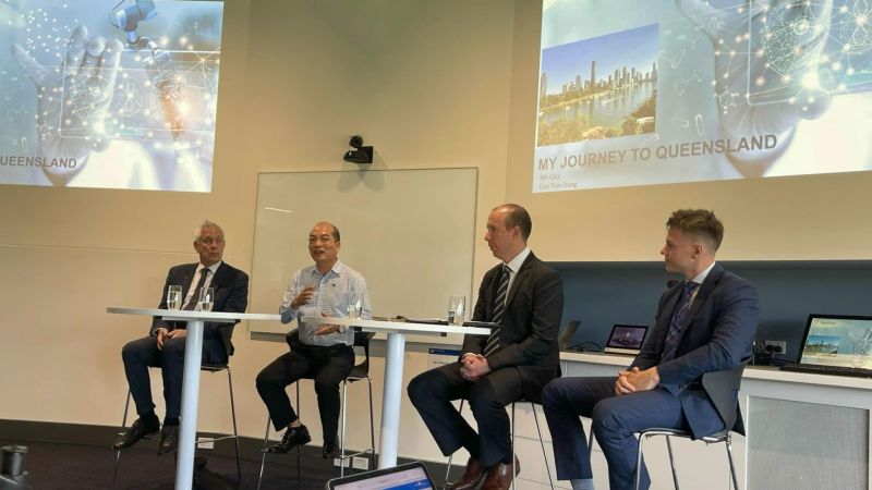Mr. Cao Tien Dung, the Chairman of Phacogen Group, became a speaker at the "Investment Attraction Forum" organized by the Queensland Government (Australia) and the Vietnamese Government.