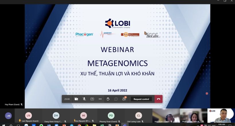 Webinar :Metagenomics: Opportunity and challenge